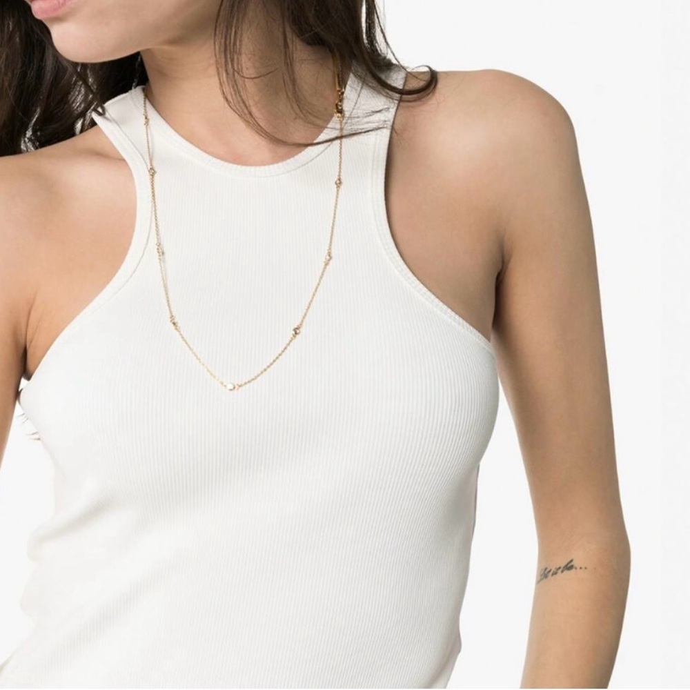 Goldsign ribbed tank top